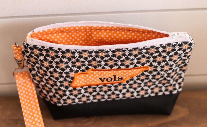 Tennessee Vols Wristlet, purse, handbag, fully customizable afbeelding 4