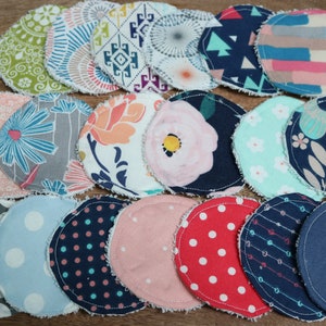 Reusable makeup pads, bundled with 4 pads, washable