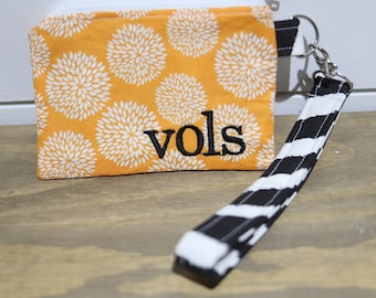 TN Vols wristlet, ID wallet, change purse