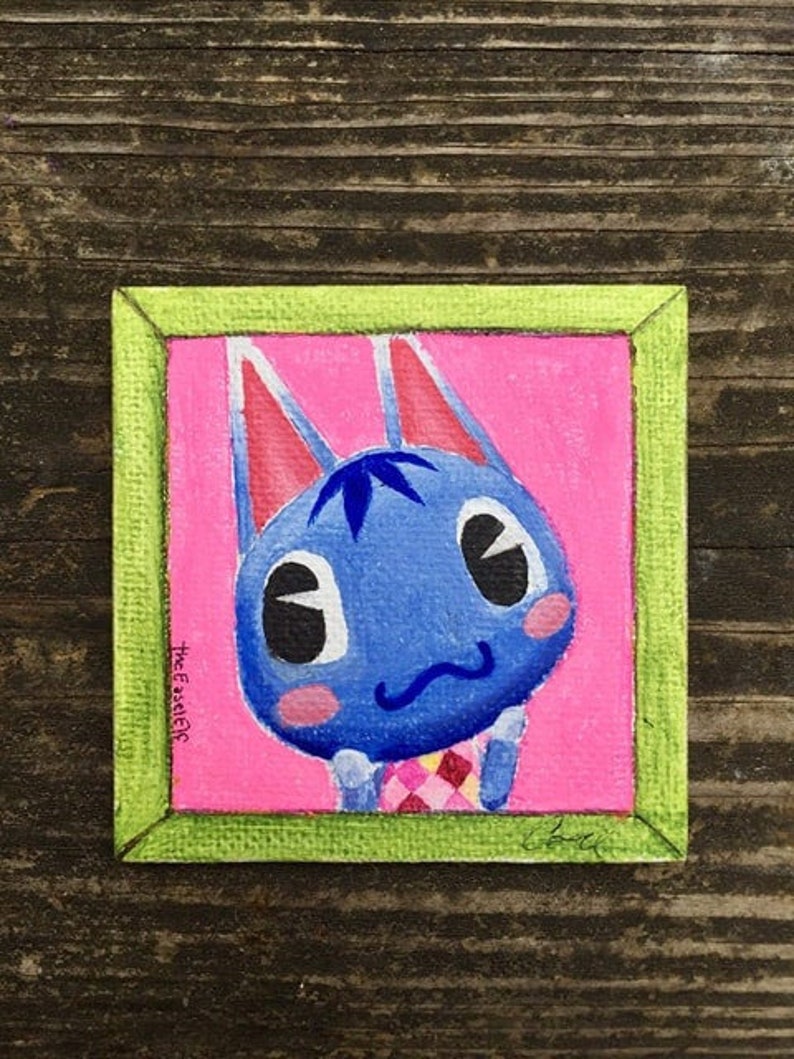 Rosie Animal Crossing Villager Pic Canvas Magnet