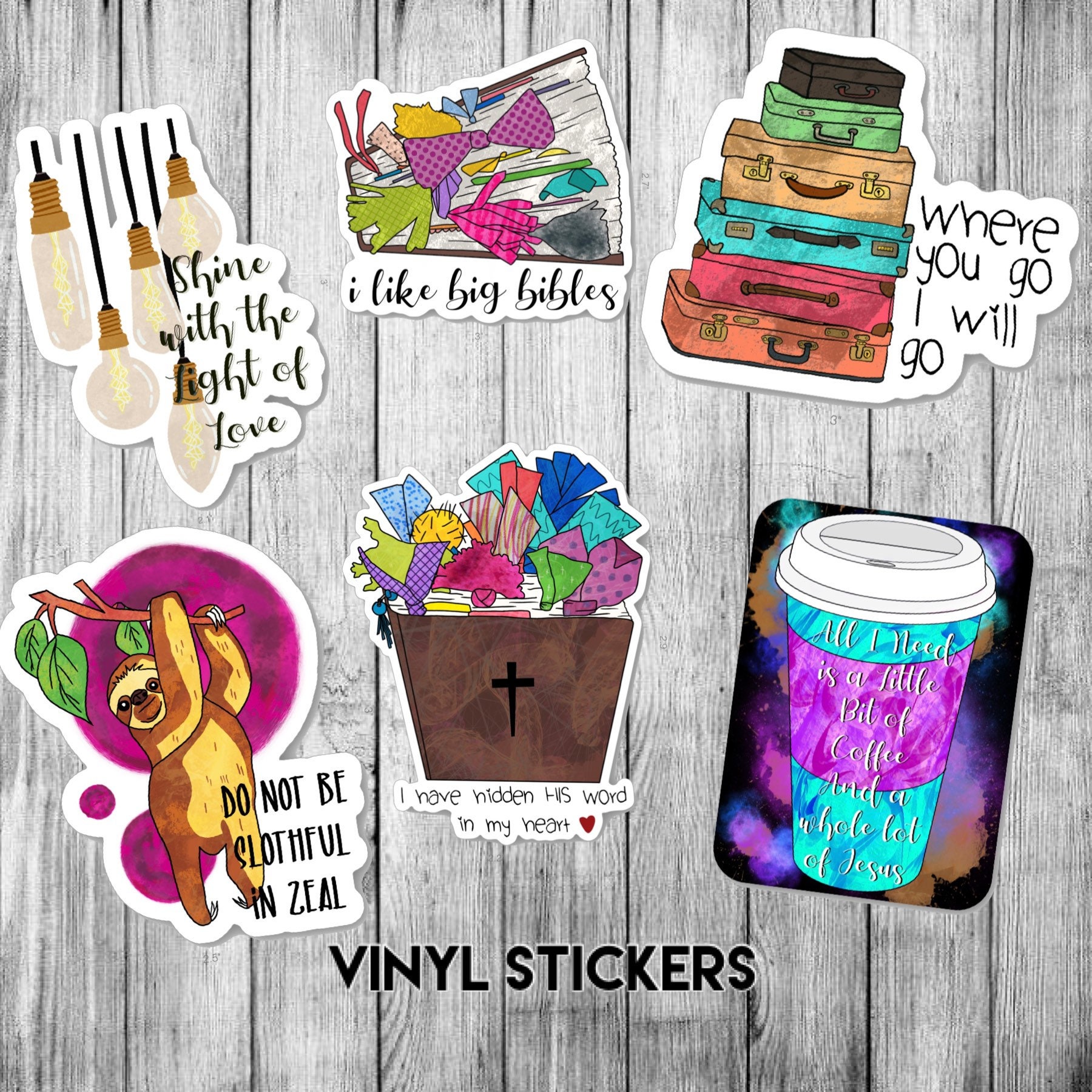 Vinyl Stickers Etsy