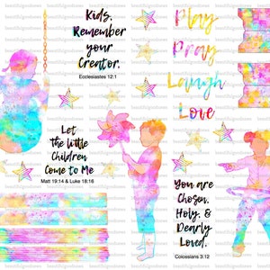 Let the Little Children Come to Me, Kids, Bible Journaling, Traceable ...