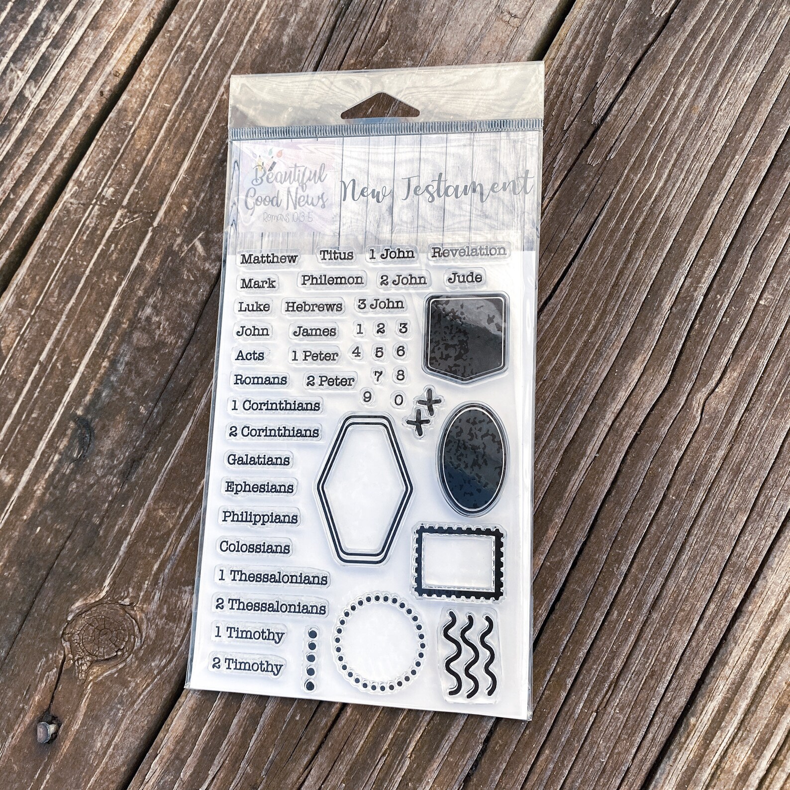 Books of the Bible Stamp Set Etsy