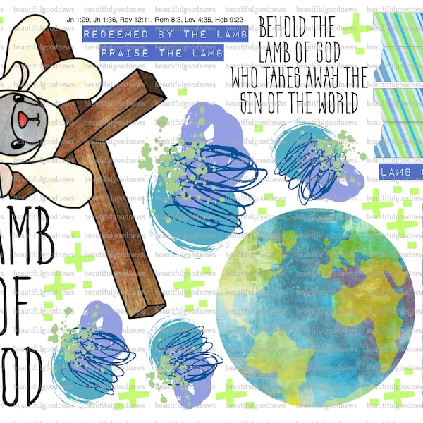 Behold the Lamb, Lamb of God, bible journaling, traceable, printable, faith, christian, sticker, art, grey, pink