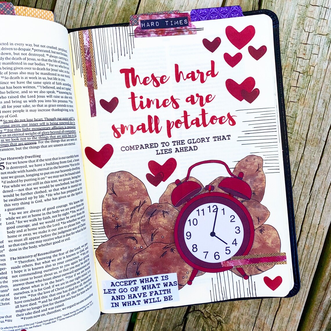 Small Potatoes Beautifulgoodnews Bible Journaling Etsy