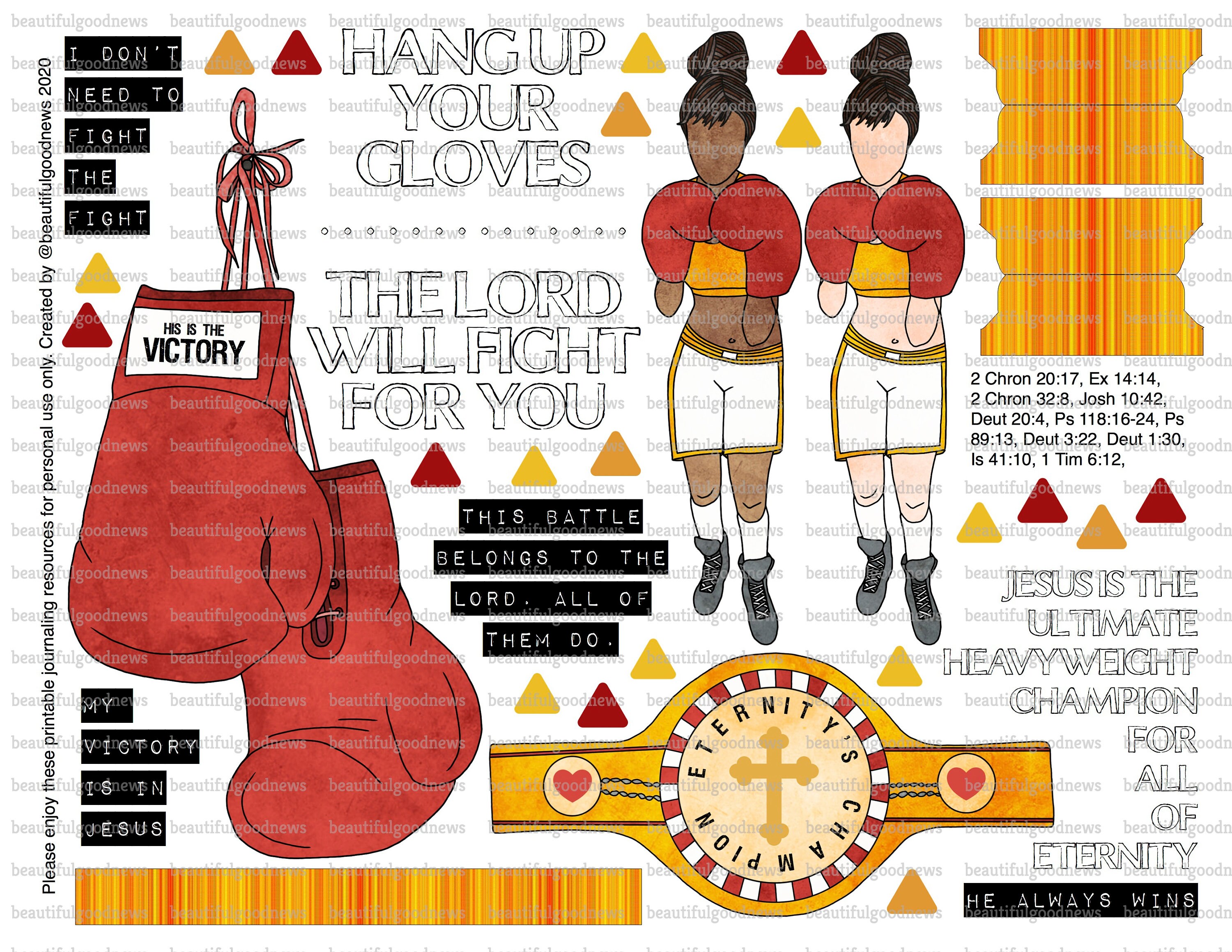 Eternity's Champion, Boxing, Beautifulgoodnews, Bible Journaling ...