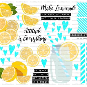 Limonadehouding, mooi goed nieuws, bijbeljournaling, traceerbaar, afdrukbaar, geloof, christelijk, sticker, kunst