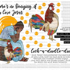 Peter and the Rooster, Easter, Jesus Praying, beautifulgoodnews, bible journaling, traceable, printable, faith, christian, sticker, art image 2