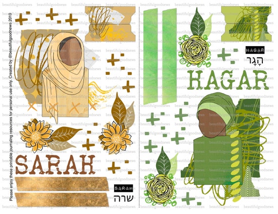 ハンドメイドシール☆聖書 セピアカラー