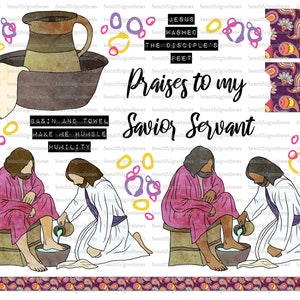 Savior Servant, Easter, Maundy Thursday, beautifulgoodnews, bible journaling, traceable, printable, faith, christian, sticker, art