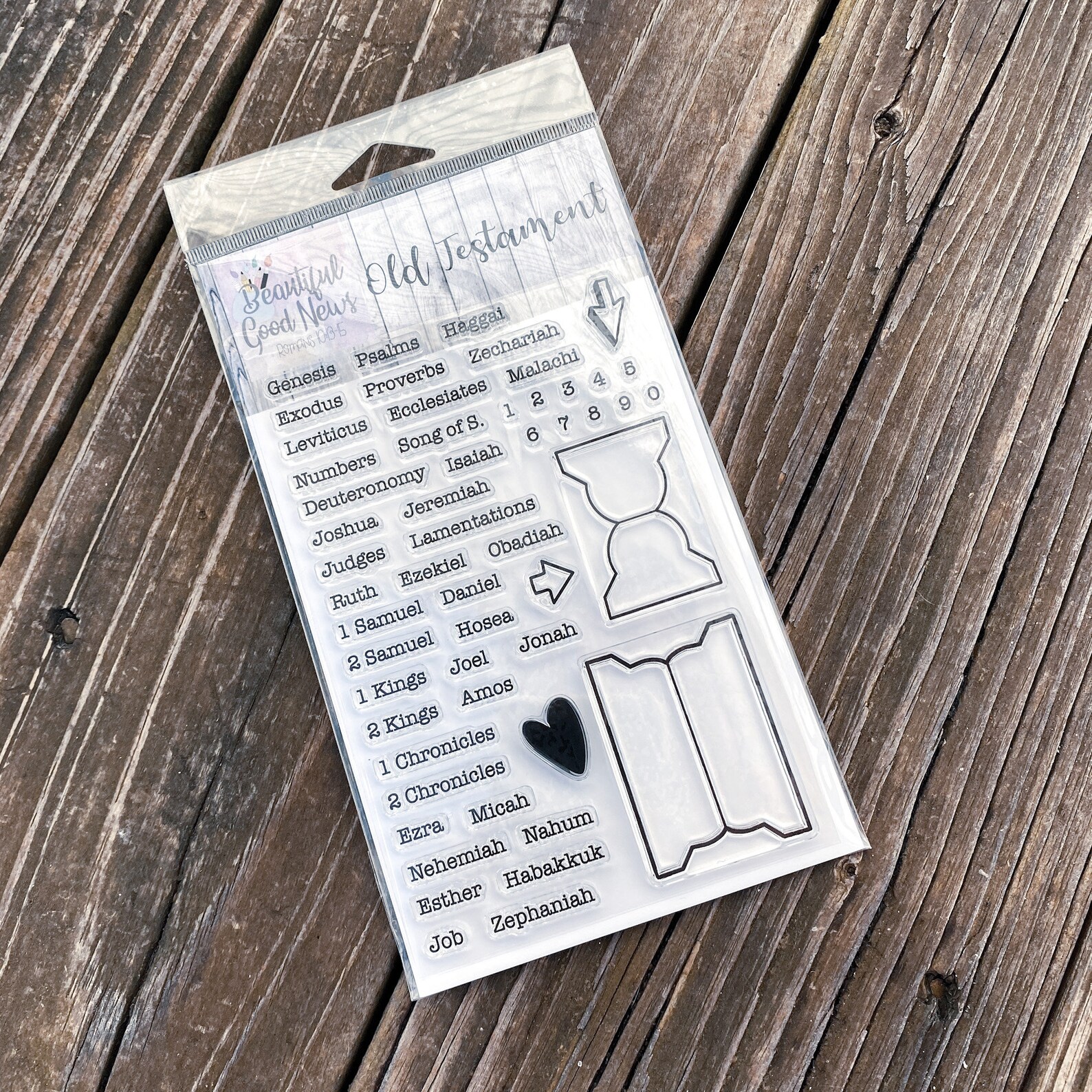 Books of the Bible Stamp Set Etsy