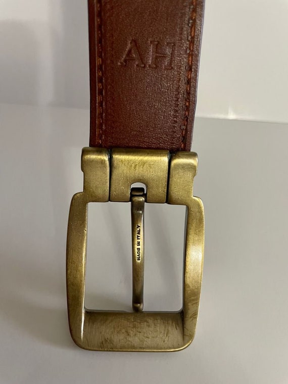 Real Water Snake Leather Belt W/ Italian Buckle - Etsy display picture 1