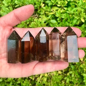 Smoky Quartz Point, Smoky Quartz Crystal Point, Smoky Quartz Crystal, Smoky Quartz Crystal Tower, Smoky Quartz, Crystal Points, A13 image 1