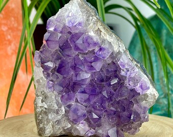 Amethyst Crystal Cluster, Raw Amethyst Crystal Cluster, Amethyst Druzy, Amethyst Crystal, Amethyst Geode, Brazilian Amethyst (#2)