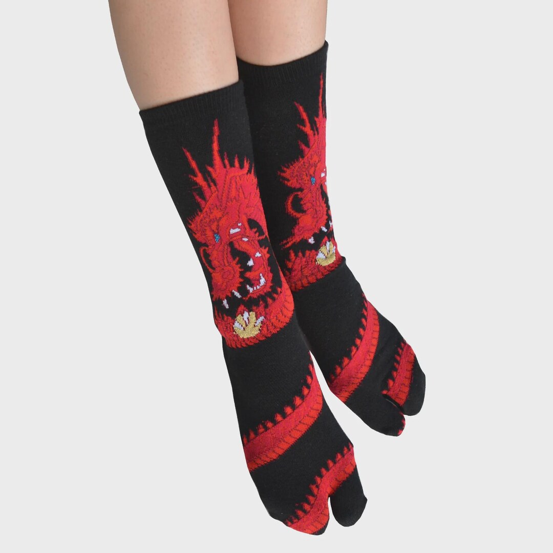 Dragon Ninja Socks - Etsy