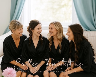 Personalized Satin Robe – Luxury Custom Robes for Weddings, Birthdays, Spa & Special Occasions