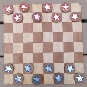 Handcrafted Checker Game
