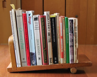 Vintage Wooden Book Rack