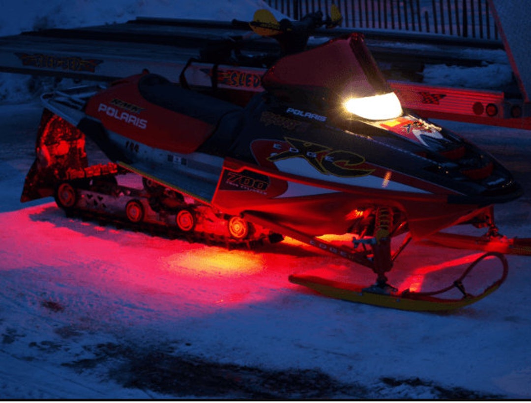Snowmobile 4 Pcs LED Underglow Accent Lights Night Safety 12v Etsy