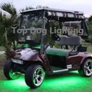 4pc Led Green Golf Cart Kart Neon Under Body UnderGlow Light 12V Custom Waterproof