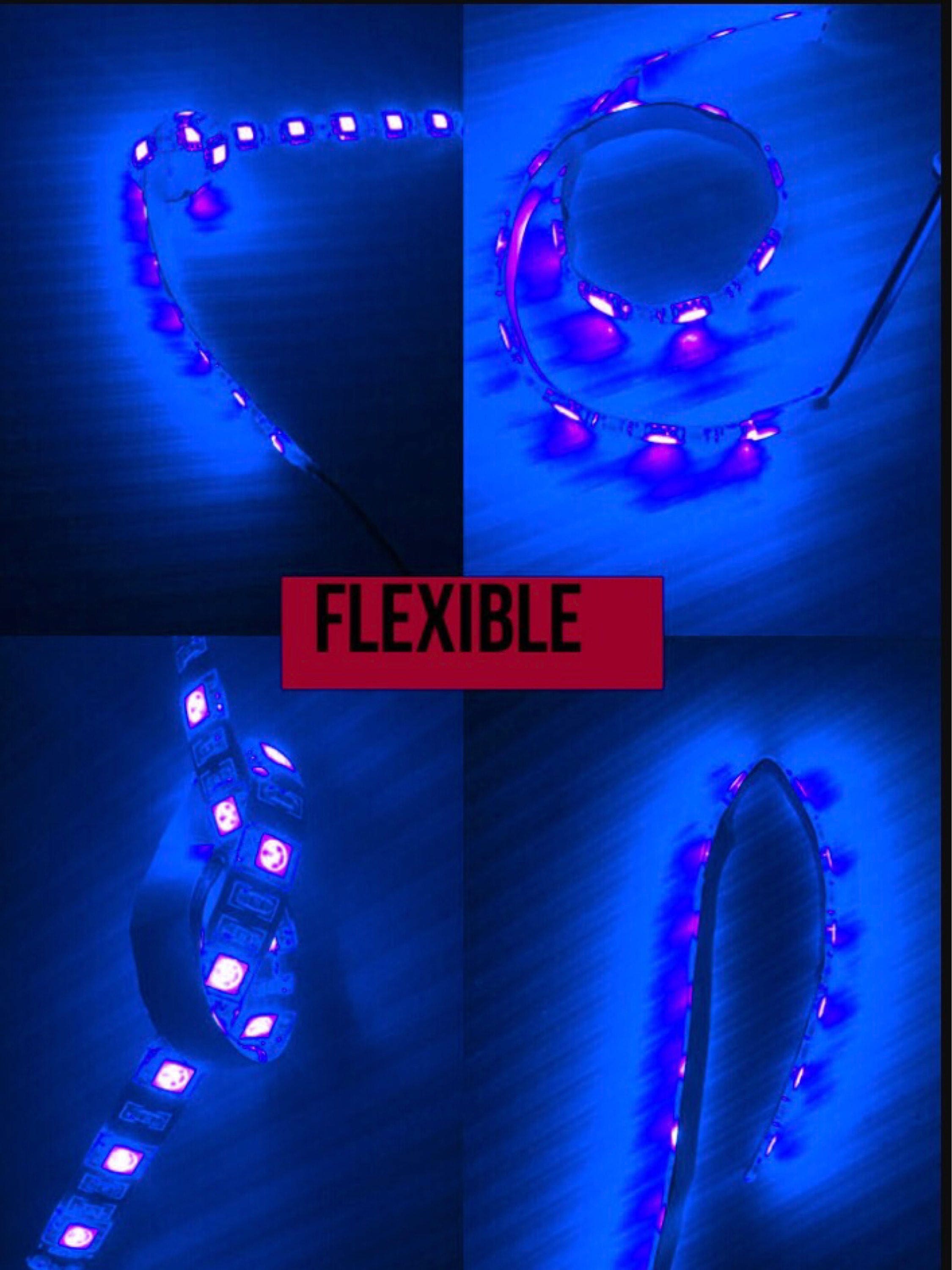 Blue LED 4 Wheeler ATV Underglow 12v Custom Neon Accent Lighting 1' Quad  UTV 4x4 Submersible 