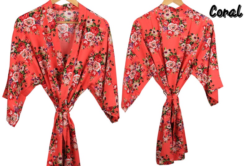 Bridesmaid Robes Set of 6 Bridesmaid Robes Set of 6 Cotton Etsy