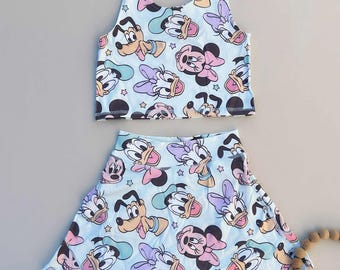Mickey and Friends | Disney active wear set | Minnie | Princess outfit | Disney shirt | Activewear | Disney dress | Disney clothes