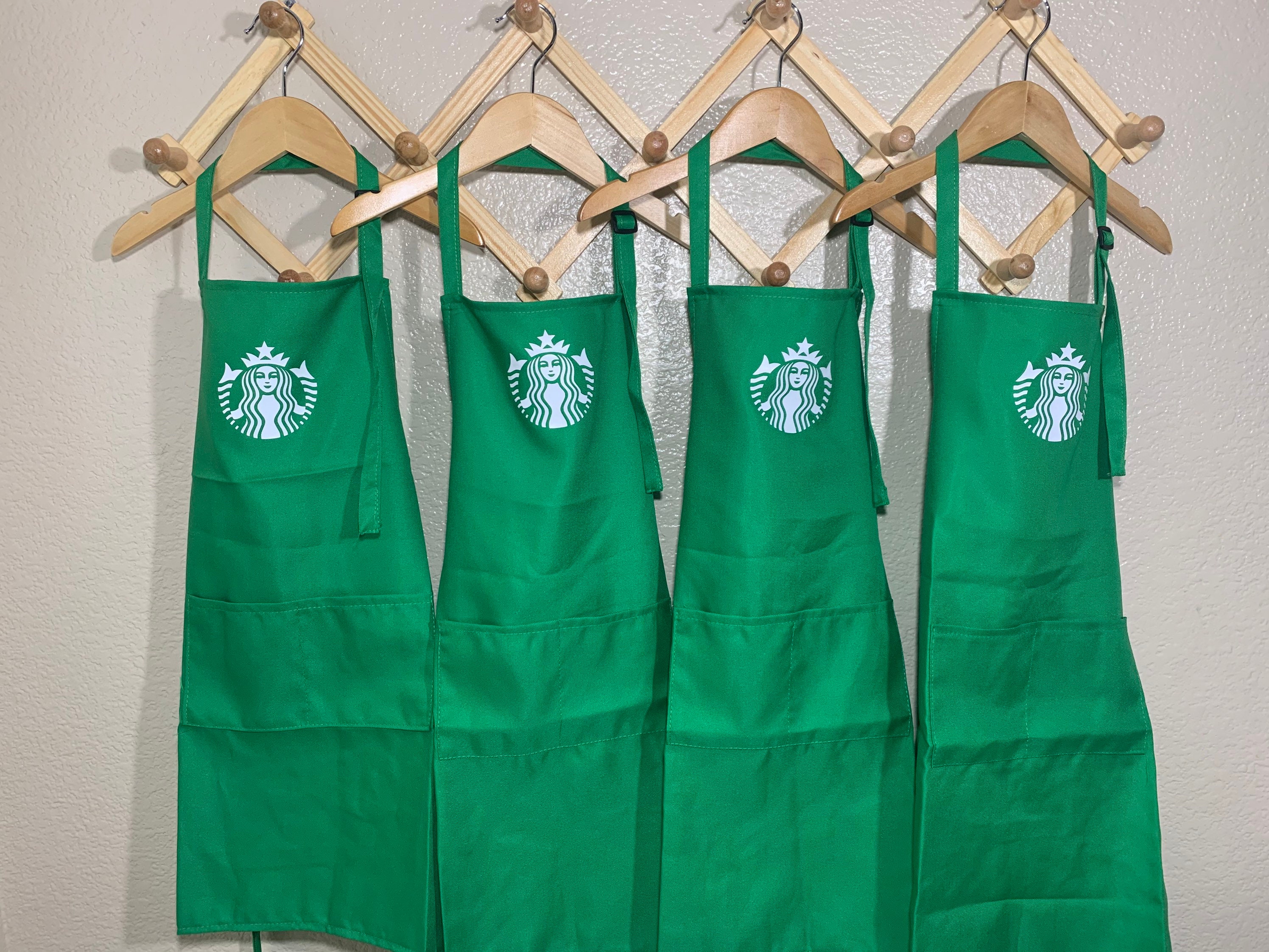 Children Starbucks apron Halloween costumes Barista apron Etsy
