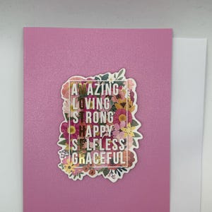 Carte de fête des mères - Vierge à l'intérieur