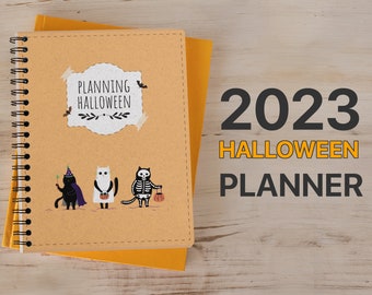 2023 Halloween Planner - Digital Download, Party Planner, Halloween, Holiday planner, Printable planner, PDF Planner, Festive planner