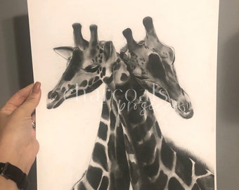 Giraffe Print 11x14 - Etsy