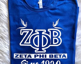Zeta Phi Beta Paraphernalia, Zeta Phi Beta, Zeta Phi Beta Shirt, 1920, ZPB
