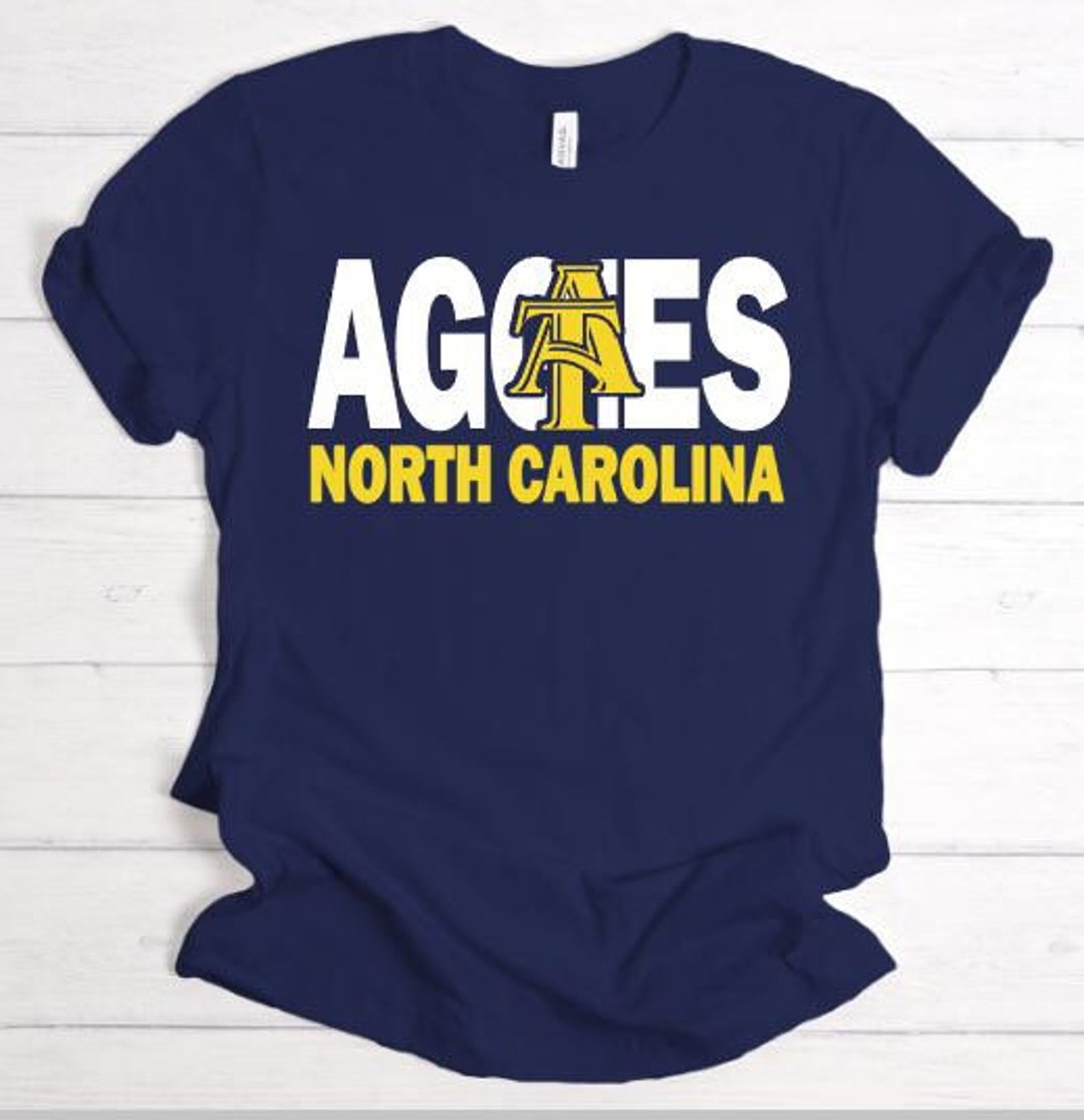 North Carolina A&T University, Aggie Shirt, North Carolina AT Shirt - Etsy