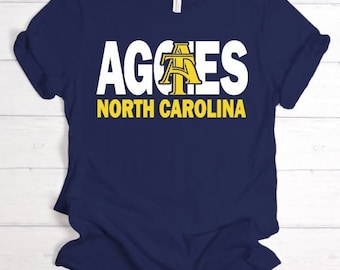 North Carolina A&T University, Aggie Shirt, North Carolina AT Shirt