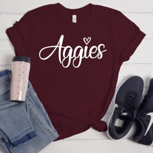 Aggies T-shirt, Aggies Shirt, Texas A&M University
