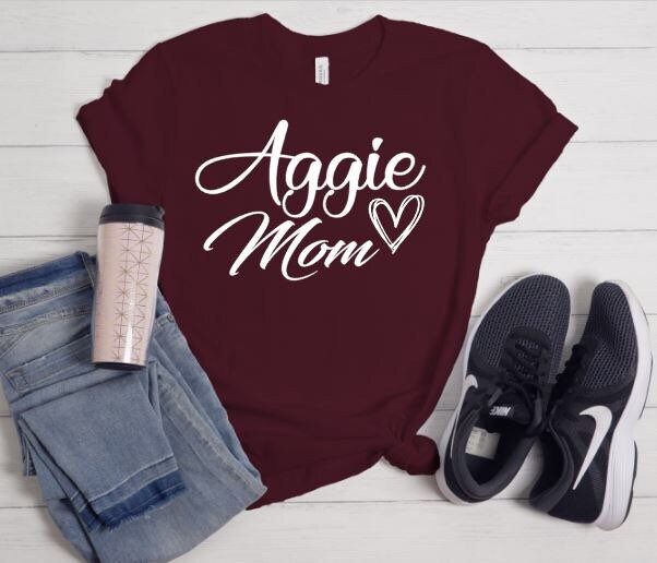 Aggie Mom Aggie T-shirt - Etsy