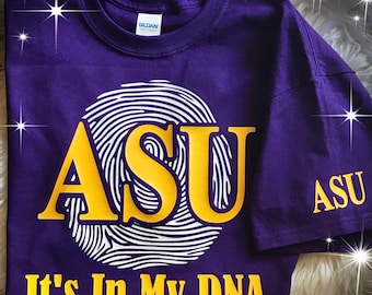 Universidad Estatal de Alcorn, camisa de ADN, camisa de Alcorn