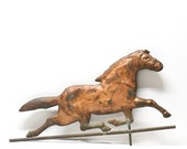 Antique Copper Horse Weathervane