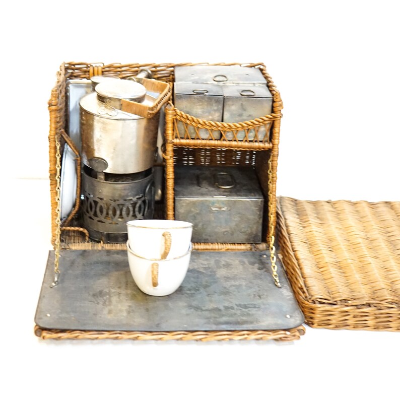 Portable Antique Car Picnic Basket Etsy
