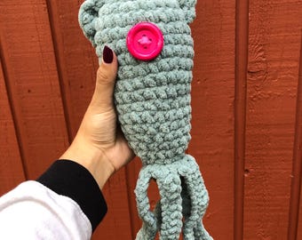 Spooky Button Cat Squid | Movie-Inspired Squid Plush
