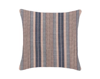 Waverly Stripe Throw Pillow Cover: Longhill Printed Cotton
