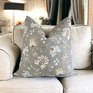 Mill Creek Isamen Pillow Cover 18x18 20x20 22x22 24x24 12x20 14x22 14x48 Vintage Gray