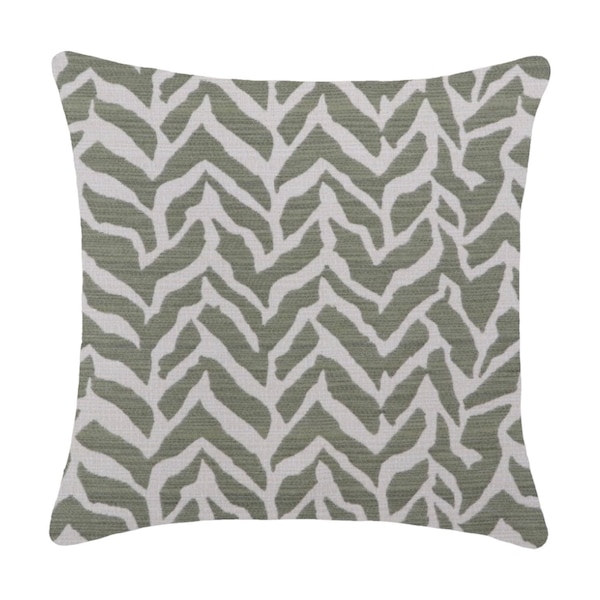 Burke Double Sided Woven Upholstery Throw Pillow Cover 18x18 20x20 22x22 24x24 12x20 14x22 16x24, 12x46, 14x48 Fern Pillow Cover