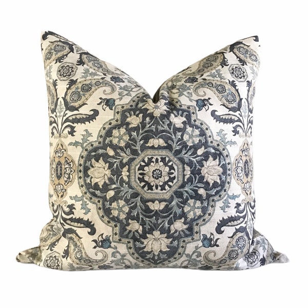 Medallion Pillow Etsy