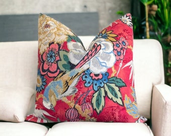 Kaufmann Dailiang Cotton Pillow Cover 18x18, 20x20, 22x22, 24x24, 12x20, 12x22, 14x22