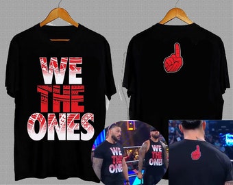 WWE The Bloodline T Shirt Red We The Ones Wrestling Official Authentic Mens