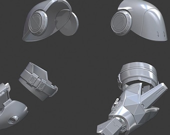 KABR'S BRAZEN GRIPS Destiny 2 armor 3d printing file