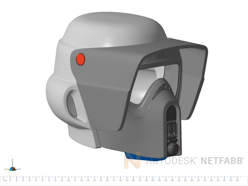 3d printing stormtrooper helmet