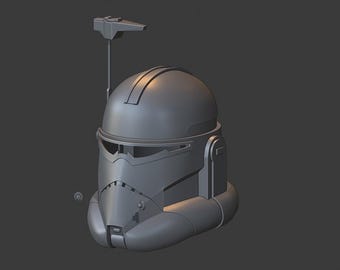 Commander Wolffe Helmet 3D printing file for cosplay helmet
