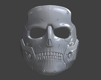 3D Printing STL file Die Hard man mask from Death Stranding